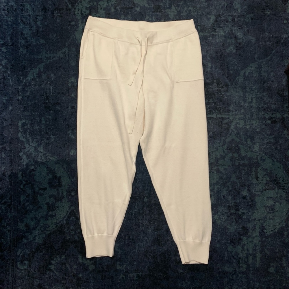 J. Crew Cotton Cashmere Jogger Pants, Women's Large